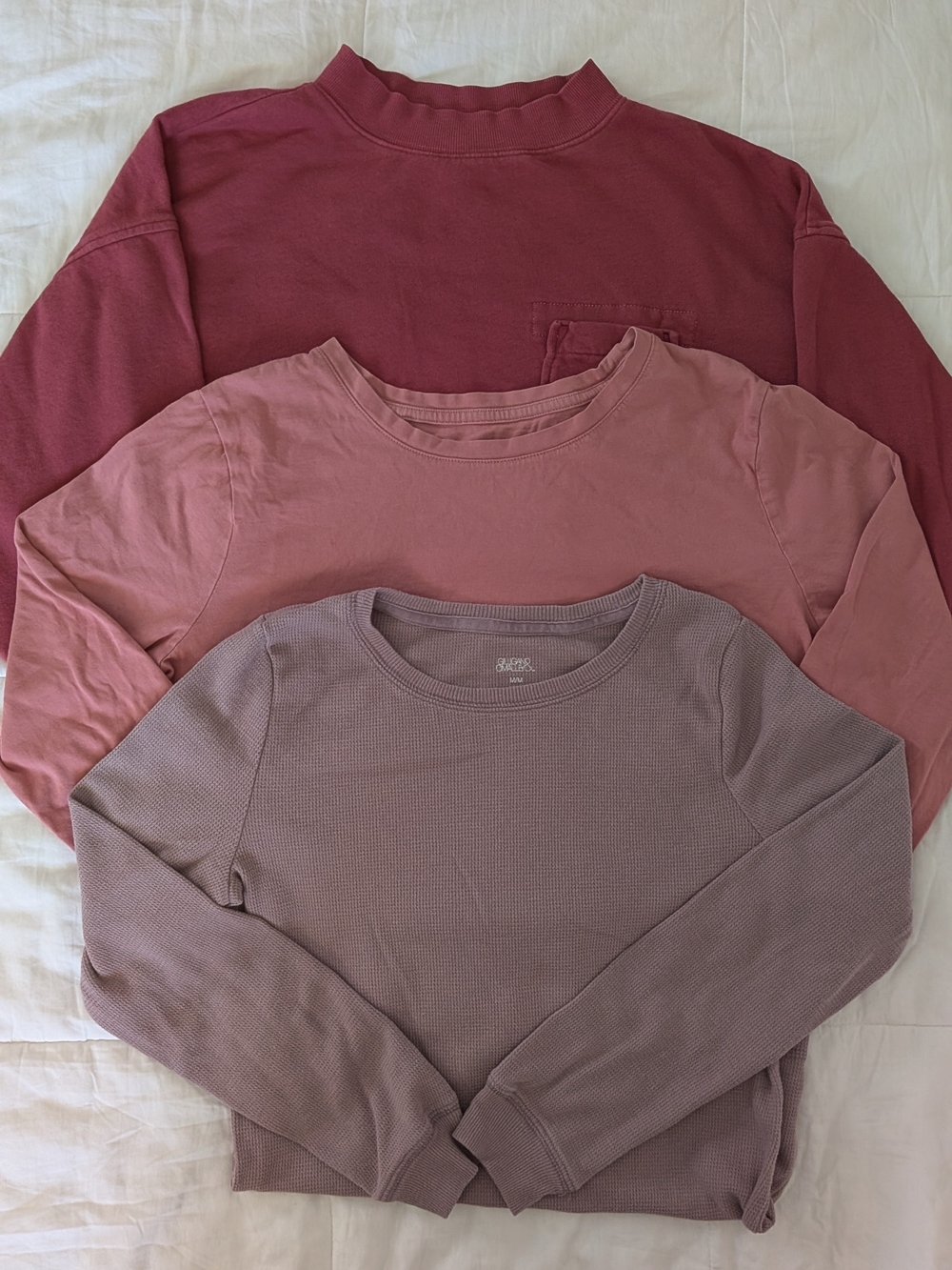 Woman's Multi Brand Long Sleeve Trio.. Size M (All)